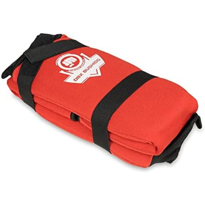 Захист гомілки DBX Bushido Sport Flexibler XL червоний для тайського боксу, MMA та кікбоксингу
