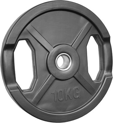 Гумовані млинці POWER-XTREME з ручками, 30/31 мм, 10/15/20 кг, для гантелей і штанг, студійна якість