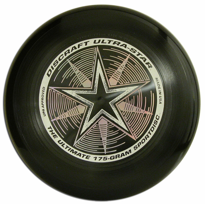 Фрісбі Discraft Ultra-Star Sport 175 г Чорний - професійний диск для гри