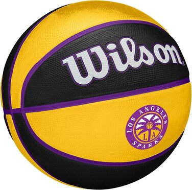 Баскетбольний м'яч Wilson WNBA Team Tribute Los Angeles Sparks, офіційний жіночий, розмір 6