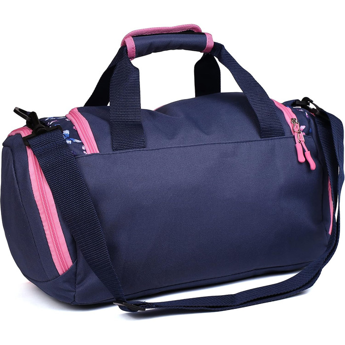 Спортивна сумка-рюкзак для дітей: рожева, фіолетова, блакитна (рожево-блакитна)