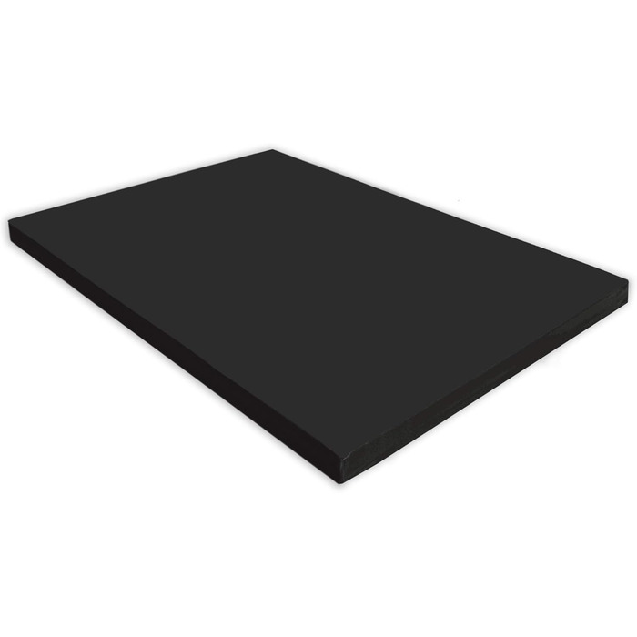 Гімнастичний мат NiroSport 150x100x8 см, м'який, водонепроникний, чорний – мат для фітнесу, тренувань, гімнастики, захисту підлоги