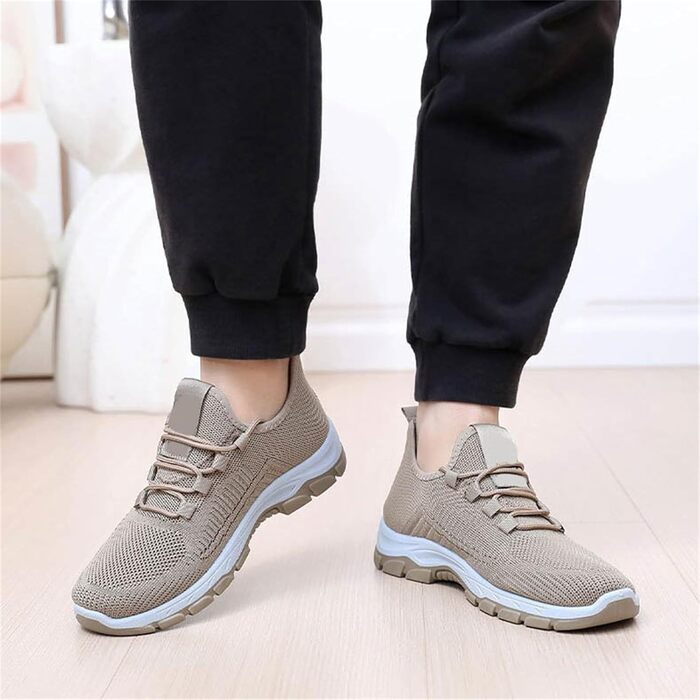 Чоловічі кросівки для активного відпочинку та занять спортом (Khaki, 43 EU) - зручні, дихаючі, з плоскою підошвою