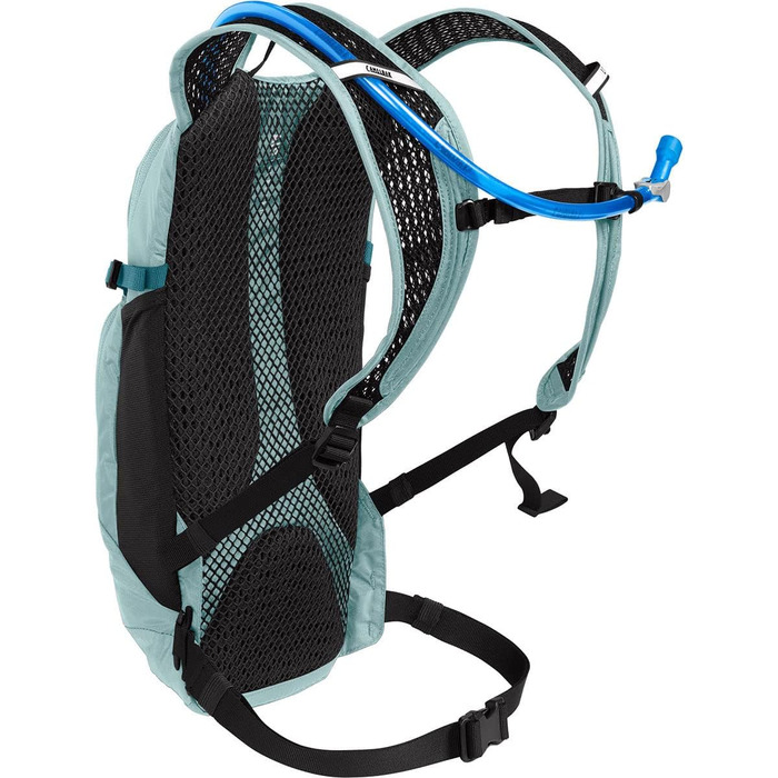 Жіночий велорюкзак CamelBak Lobo 9, гідратор 2 л, чорний, з тримачем для шолома та магнітною фіксацією трубки