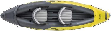 Надувний двомісний каяк Intex Kanu Explorer K2, PVC, аксесуари 68307NP, модель 2018