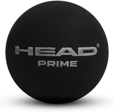 Сквош-м'ячі HEAD Prime, 12 штук, чорні, для професіоналів