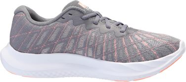 Чоловічі бігові кросівки Under Armour Charged Breeze 2 (45.5 EU, Сірий/Помаранчевий)