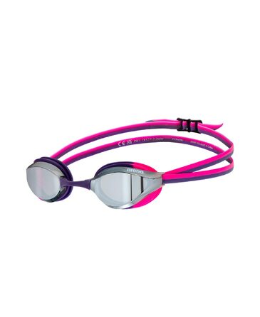 Дитяча плавальна окуляр Arena для басейну, унісекс, 6-12 років, для змагань, дзеркальні лінзи, срібло/рожевий/сливовий