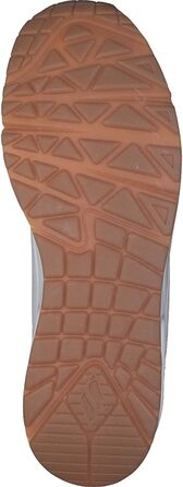 Чоловічі кросівки Skechers UNO Harry Kane AirSneaker, 43 EU, білий, Duraleather, замша Burgundy