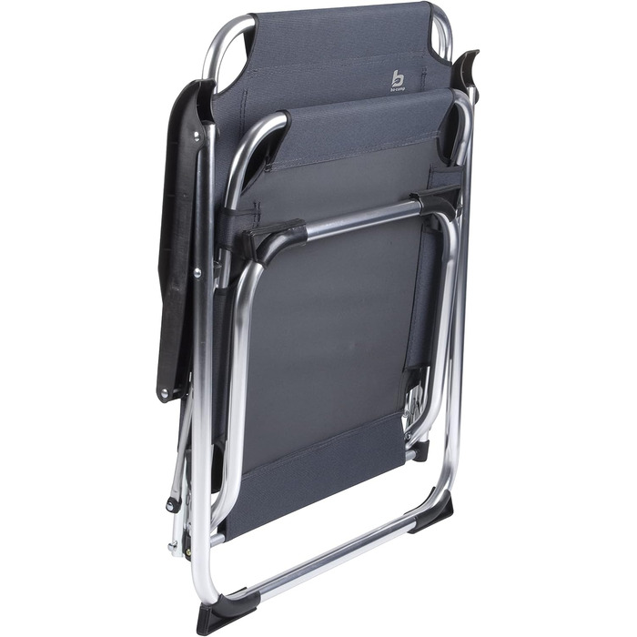 Крісло для кемпінгу Bo-Camp Copa Rio Comfort: чорне, розкладне, для відпочинку та риболовлі