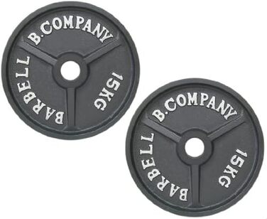 Диски для штанги Bad Company Profi Olympia 15 кг, 50/51 мм, чавунні, набір 2 шт.