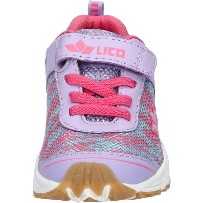 Дитячі спортивні залатені кросівки Lico Barney (41 EU, фіолетово-рожево-блакитні)