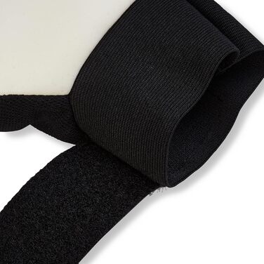 Воротарські рукавички Mitre Magnetite, футбольні, високий комфорт, чорні/сині/жовті, розмір 10/9, чорні/білі