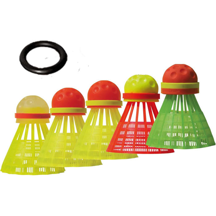 Speedminton S400 Pro Set: Набір для кросмінтону з карбоновими ракетками та 5 воланами, поле, сумка