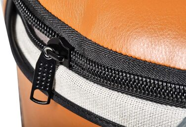 Боксерський мішок Bad Company Retro з міцною сталевою ланцюгом, з екошкіри, наповнена/ненаповнена, 80/100/120/150/180 x 35 см - Колір: Коричневий 100 x 35 см (порожня)