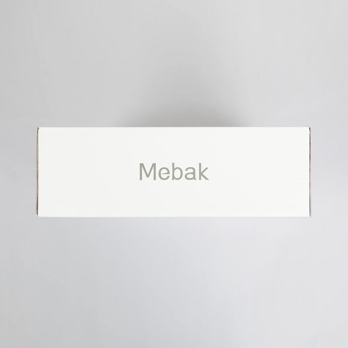 Масажний пістолет Mebak 3, 3200 уд/хв, 12 мм амплітуда, електричний ручний масажер для м'язів, фасцій, шиї та спини, 7 насадок, 5 режимів, акумулятор 2600 мА·г, чорний