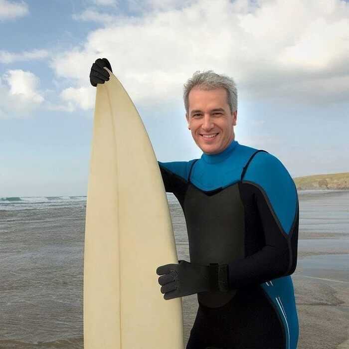 Рукавички для дайвінгу PDODO 3/5 мм, Неопренові, Теплі, Зі зчепленням, Розмір M (8,5-9 см)