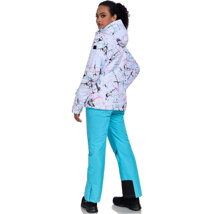 Жіночий сніговий костюм HOTIAN, водонепроникний, вітронепроникний, теплий, для катання на лижах, сноуборді, походів та альпінізму. Кольори: блакитний та блакитний