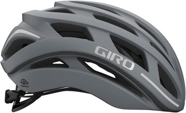 Велошолом Giro Helios Spherical матовий Sharkskin сірий 2024 для шосейного велосипеда