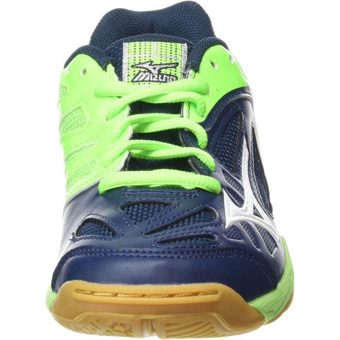 Дитячі спортивні кросівки Mizuno Lightning Star Z2 для залу, розмір 42 2/3 (34 EU), блакитний, білий, зелений