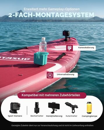 SUP дошка надувна A-ROSE BREEZE 320/335 см з веслом, насосом та рюкзаком - комплект для серфінгу
