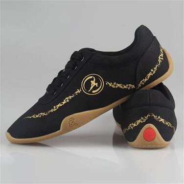 Жіночі кросівки для бойових мистецтв, таєм-чі, кунг-фу, цигун. Чорні, антиковзаючі, для тренувань. 41 EU