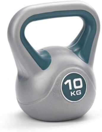 Гиря York Fitness вінілова 10 кг для домашнього тренування, бодібілдингу та важкої атлетики