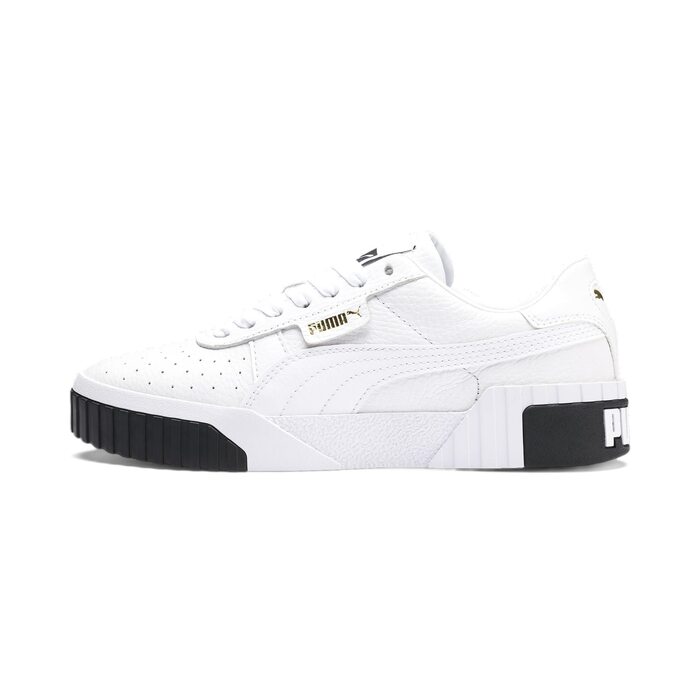 Жіночі кросівки Puma Cali Wn's білі з чорним логотипом, розмір 36 EU