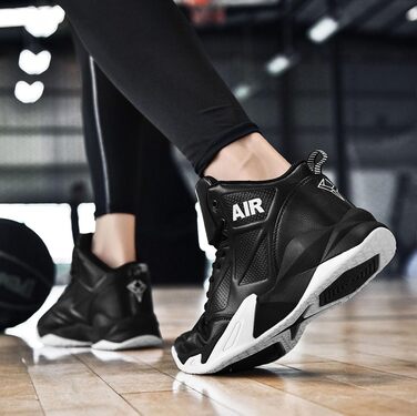 Чоловічі баскетбольні кросівки High Top, чорного кольору (44 EU)