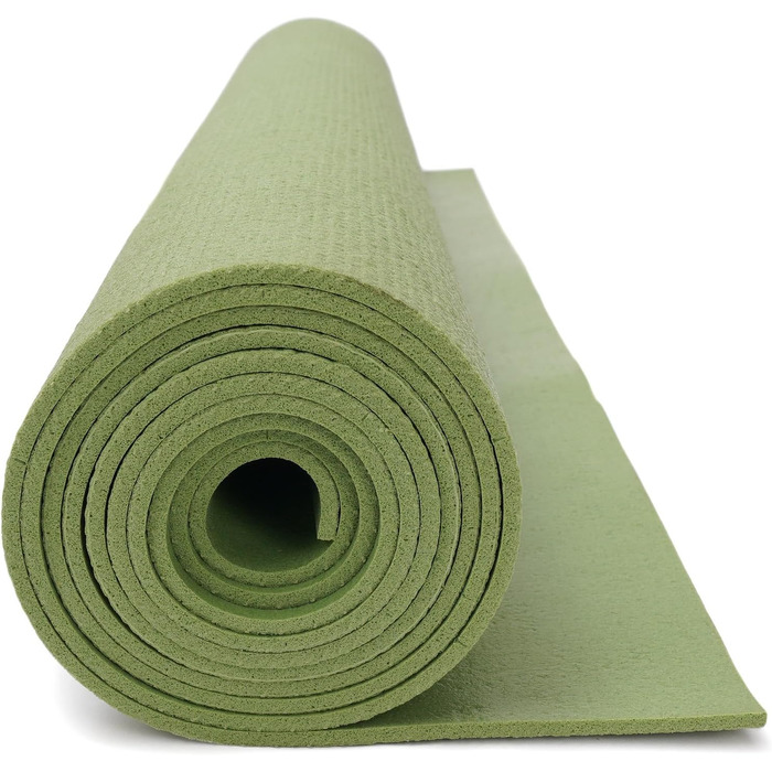 Yogabox Studio Premium килимок для йоги 200x60x3 мм (оливковий) - Німеччина, OEKO-TEX 100, для фітнесу, пілатесу