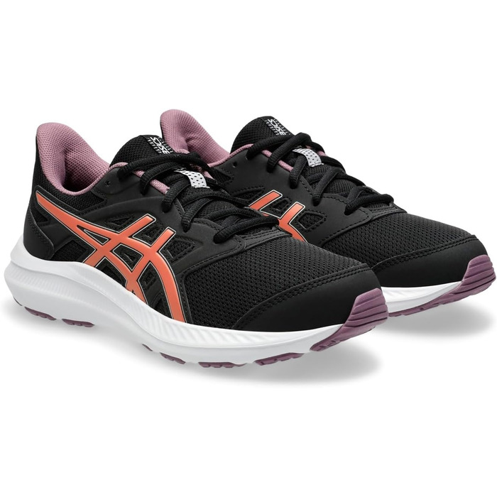 Дитячі кросівки ASICS Jolt 4 GS - чорний/пустезна червоний (37 EU)