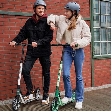 Самокат HUDORA BigWheel 205 Advanced алюмінієвий, складаний, регульований, до 100 кг, для дітей, підлітків і дорослих