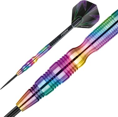 Дротики WINMAU Champions Simon Whitlock 3 22г, професійні, вольфрамові, сталевий наконечник, з оперенням та шафтами