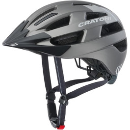 Велосипедний шолом Winora Cratoni Velo-X для дорослих, антрацит матовий, розмір M/L, унісекс, для міста