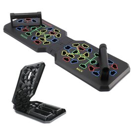 Багатофункціональна дошка для віджимань 12-в-1, складана портативна система для тренування м'язів верхньої частини тіла та всього організму