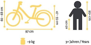 Дитячий велосипед BIKESTAR Cruiser 12 дюймів для дівчаток від 3 років