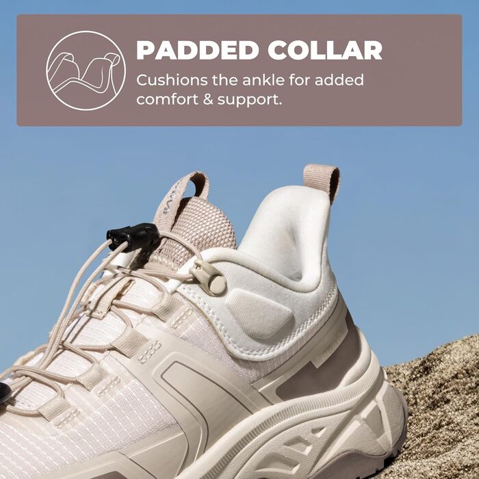 Жіночі трекінгові черевики NORTIV 8 - легкі, дихаючі, для хайкінгу та роботи, розмір 40.5 EU, колір хакі