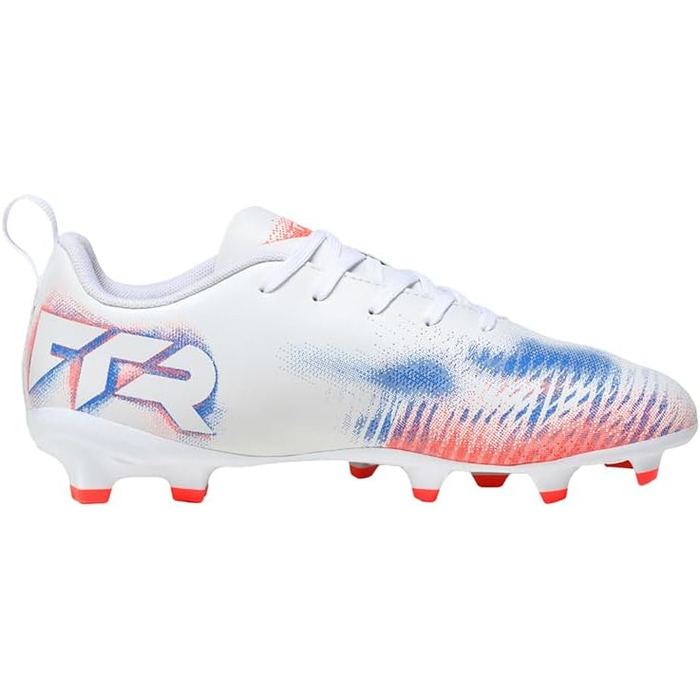 Дитячі футбольні бутси PUMA Future 8 Play FG/AG Jr - біло-червоно-чорні