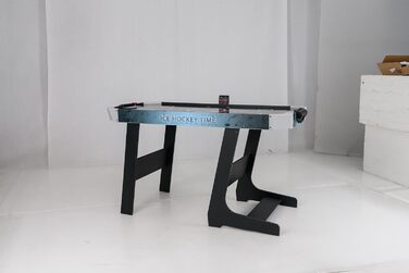 Стіл для хокею на повітрі HOMASIS, складаний, з LED-рахунком, електропривод, 2 шайби та 2 шайби, для дітей та дорослих