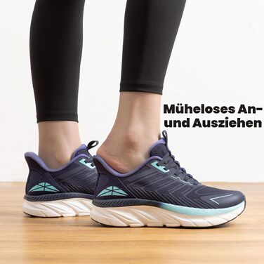Жіночі кросівки для бігу та ходьби ALLSWIFIT: легкі, дихаючі спортивні кросівки для фітнесу та тренувань, сині (розмір 37 EU)