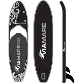 Надувна SUP-дошка VIAMARE 330 S Octopus, комплект, біло-чорна