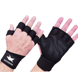 Фитнес рукавички з підтримкою зап'ястя, спортивні рукавички для тренувань чоловічі/жіночі для залу, силових тренувань, важкої атлетики, спорту, бодібілдингу