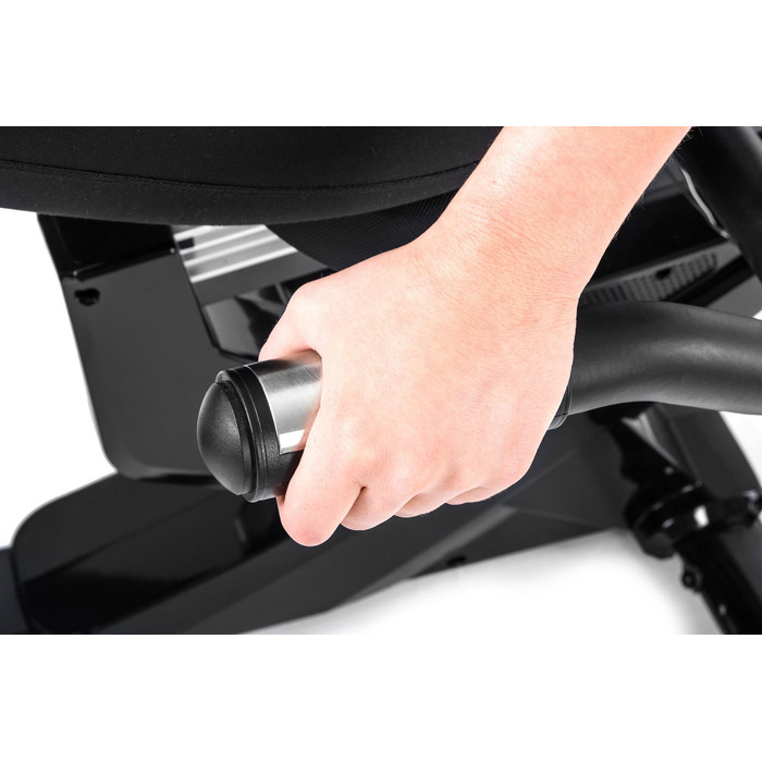 Горизонтальний велотренажер Hop-Sport HS-070L Helix червоний iConsole+