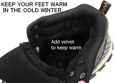 Чоловічі зимові черевики ARRIFIO BELLO: зимові черевики, вандер-черевики, трекінг черевики, утеплені, з антиковзанням, розмір 41-46, колір зелений