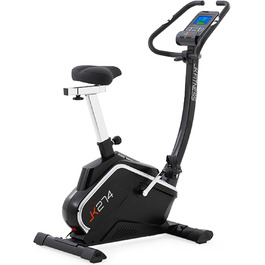 Електротренажер JK FITNESS JK 274 з маховиком 12 кг, 16 рівнів опору, сумісність з Zwift та Kinomap, LCD-дисплей, регульоване сидіння