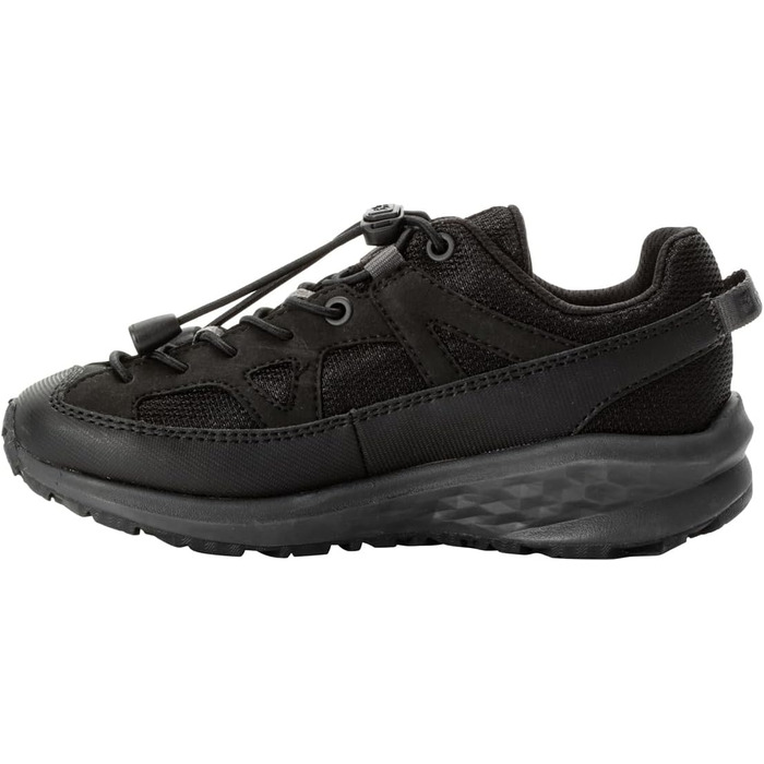 Кросівки Jack Wolfskin Villi Sneaker Low K чорного кольору для дітей (28 EU)