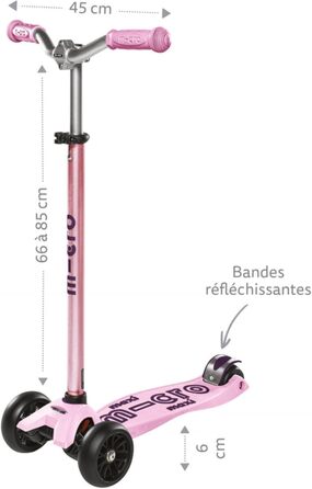 Дитячий самокат Micro Maxi-Micro Deluxe Pro з великими колесами, регульованим кермом, для хлопчиків і дівчат, 5-12 років