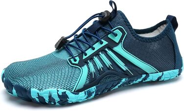 IceUnicorn Взуття для трейлраннінгу без шнурівків (чоловіче/жіноче), унісекс, для плавання та відпочинку на пляжі, 43 EU, блакитно-зелений