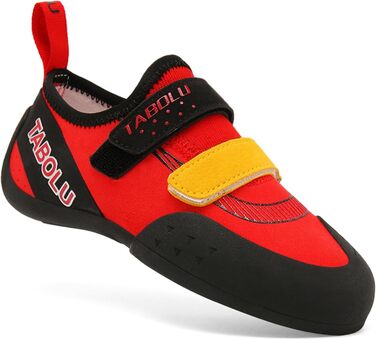 Дитячі скелелазні туфлі для початківців Indoor Boulderschuhe, легкі, червоно-рожеві (33 EU)