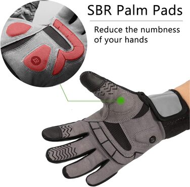 Велосипедні рукавички ROCKBROS для чоловіків та жінок, зимові рукавички з флісу, сенсорні та світловідбиваючі, для шосе, трекінгу, бігу та активного відпочинку